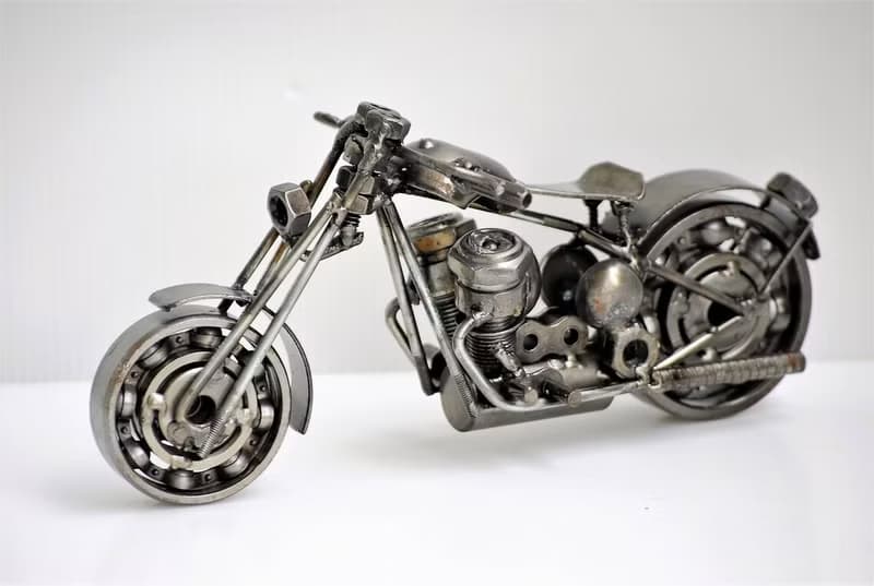 One-Of-A-Kind Labor day Gift Idea, Chopper (A) Motorcycle Welding sculptures