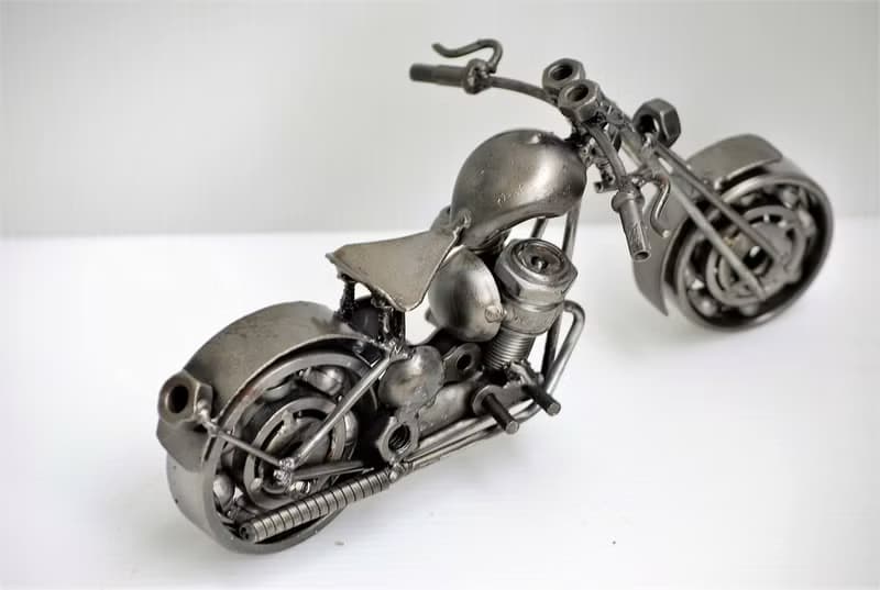 One-Of-A-Kind Labor day Gift Idea, Chopper (A) Motorcycle Welding sculptures