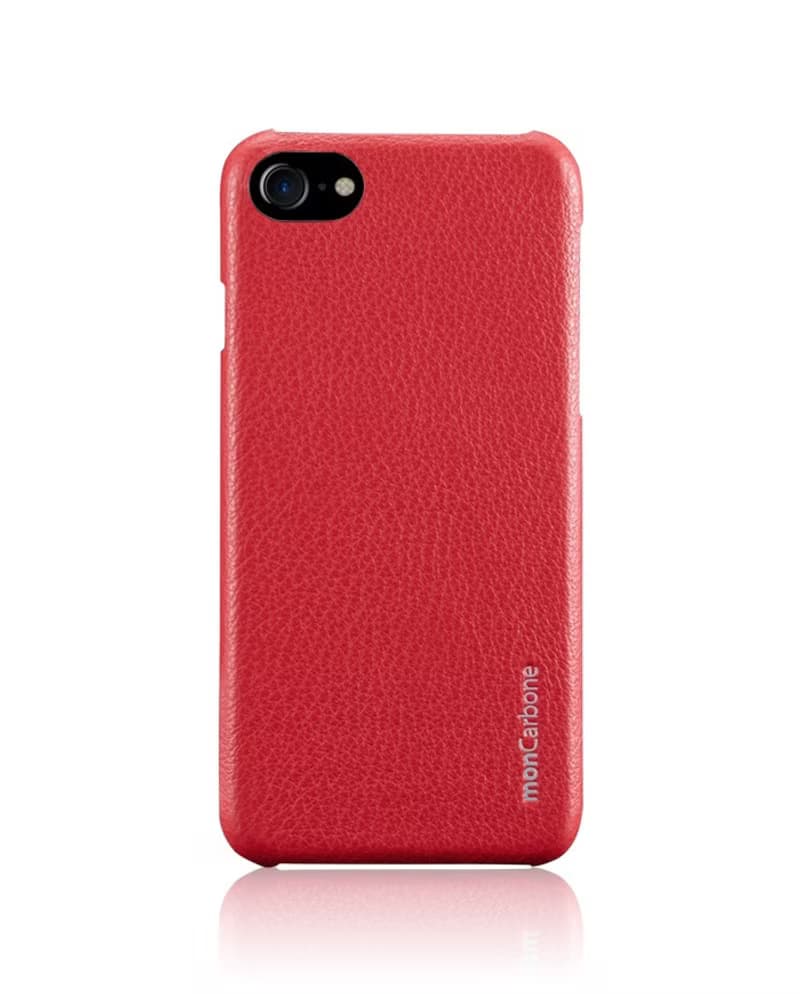 【Apple新品】防彈纖維結合Napa皮革保護殼 iPhone SE 紅