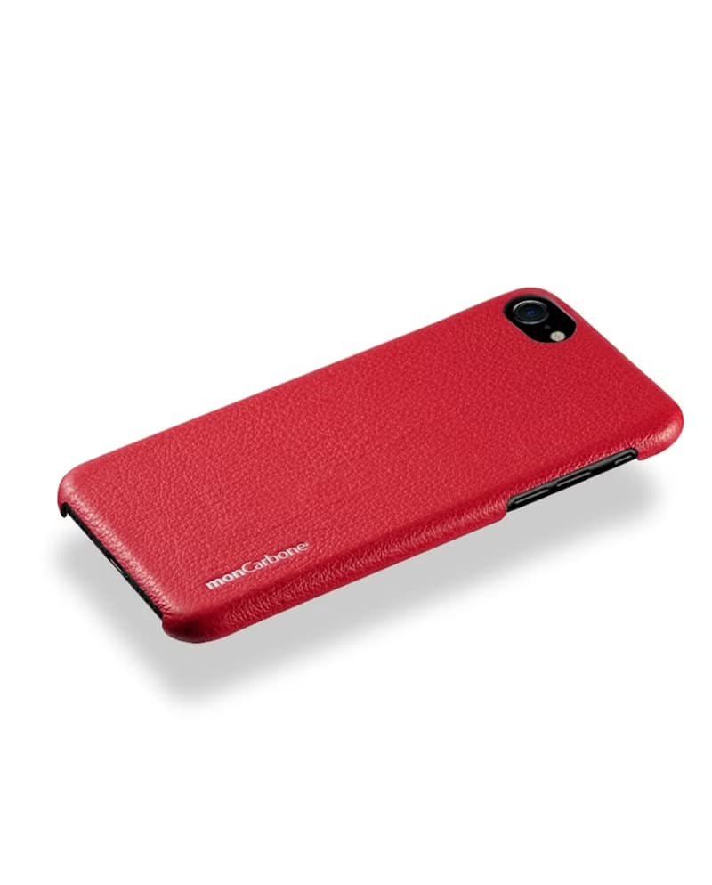 【Apple新品】防彈纖維結合Napa皮革保護殼 iPhone SE 紅