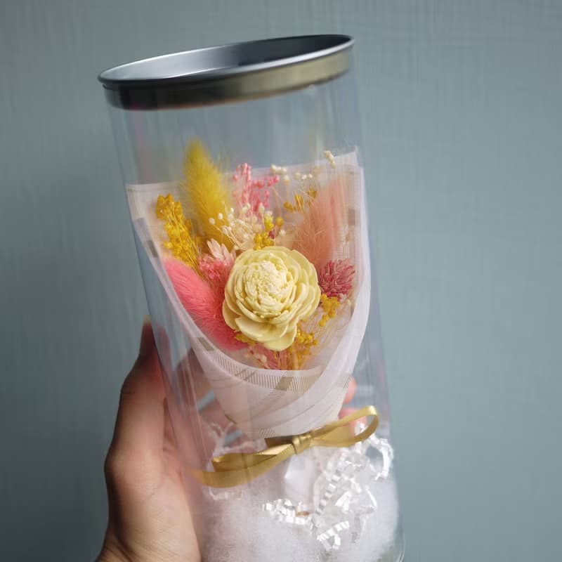 伊登花室 黃太陽玫瑰 迷你小花束 擴香花 / 單個