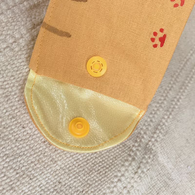 【MINI LIFE x 貓設】手繪貓咪環保餐具吸管收納袋 收納套