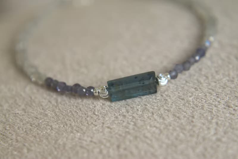 手鍊 藍晶石 菫青石 光譜石 - 意外驚喜 -