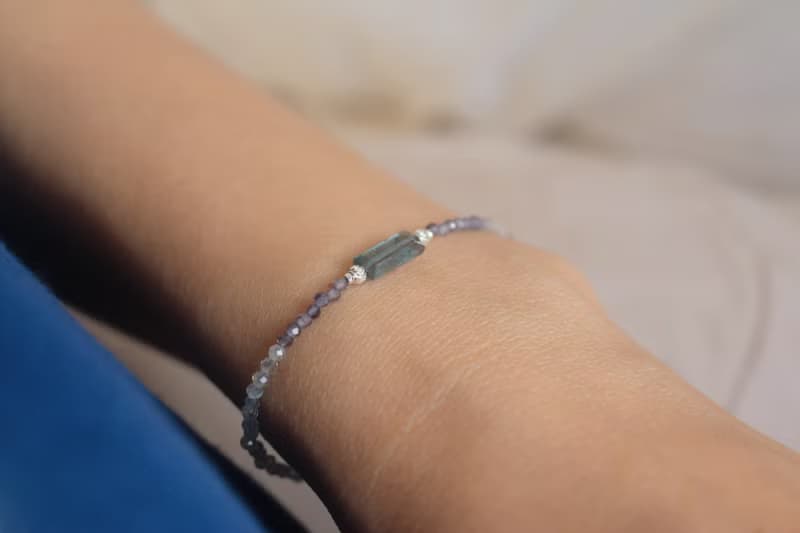 手鍊 藍晶石 菫青石 光譜石 - 意外驚喜 -