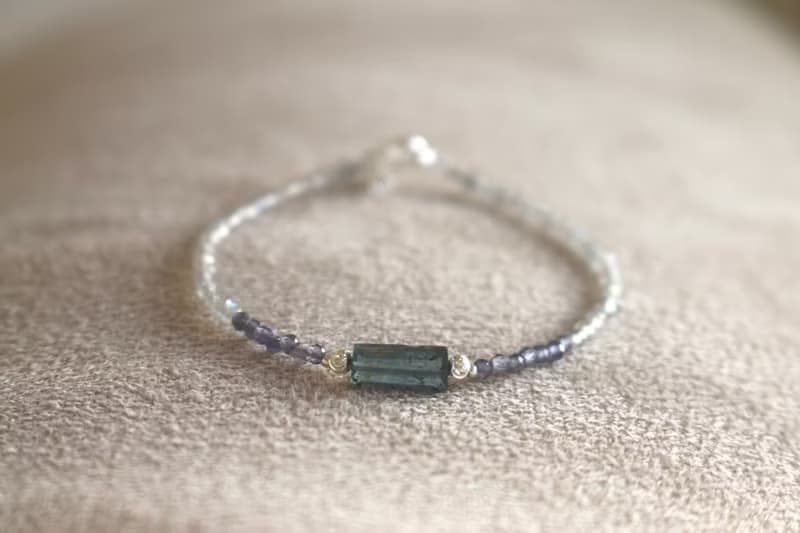 手鍊 藍晶石 菫青石 光譜石 - 意外驚喜 -