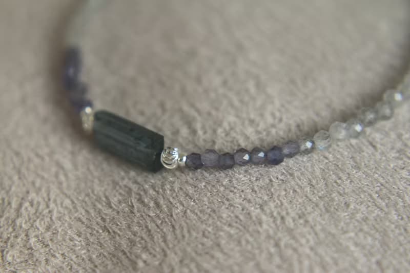 手鍊 藍晶石 菫青石 光譜石 - 意外驚喜 -