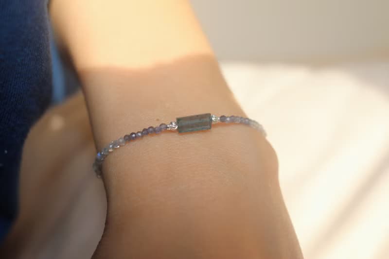 手鍊 藍晶石 菫青石 光譜石 - 意外驚喜 -