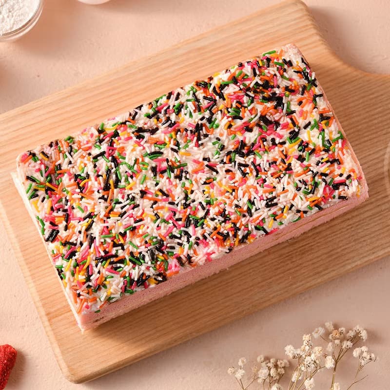 【赫菈Heracake】七彩草莓長條蛋糕(2入/組)