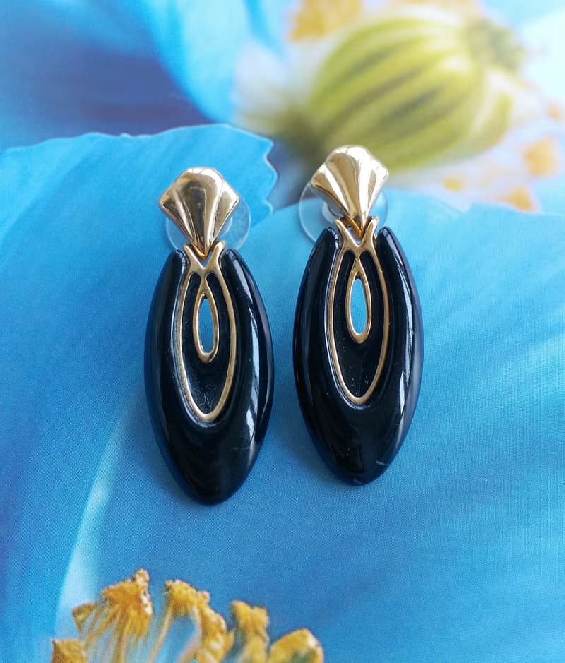 Vintage Jewelry 西洋古董飾品 經典 簡約 優雅 針式耳環