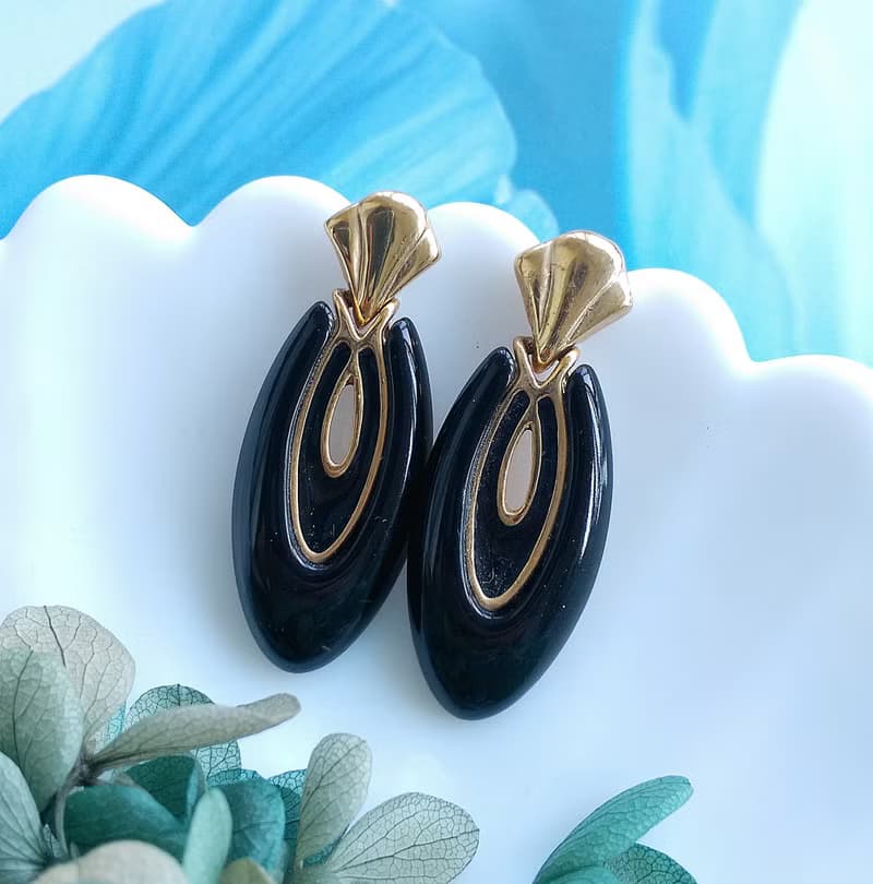 Vintage Jewelry 西洋古董飾品 經典 簡約 優雅 針式耳環