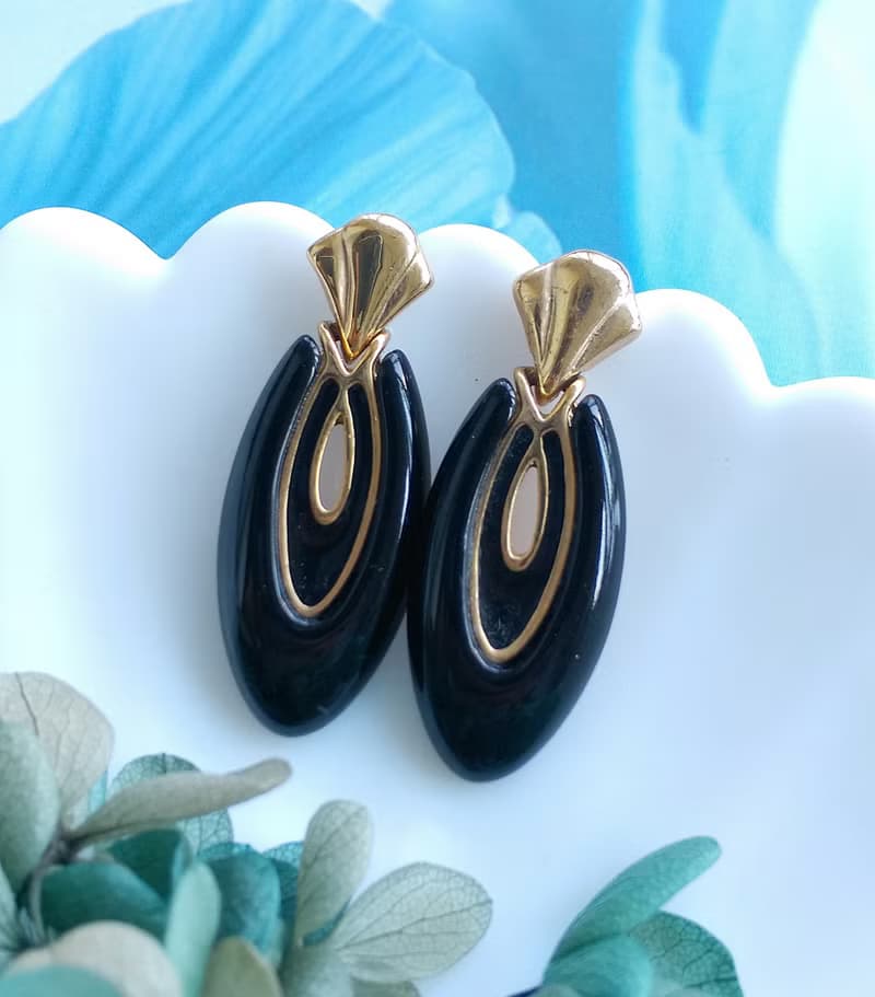 Vintage Jewelry 西洋古董飾品 經典 簡約 優雅 針式耳環