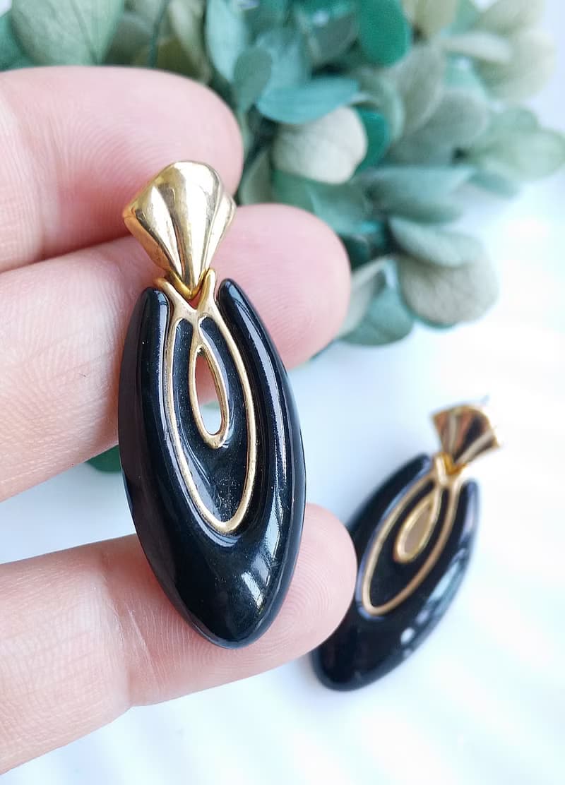 Vintage Jewelry 西洋古董飾品 經典 簡約 優雅 針式耳環
