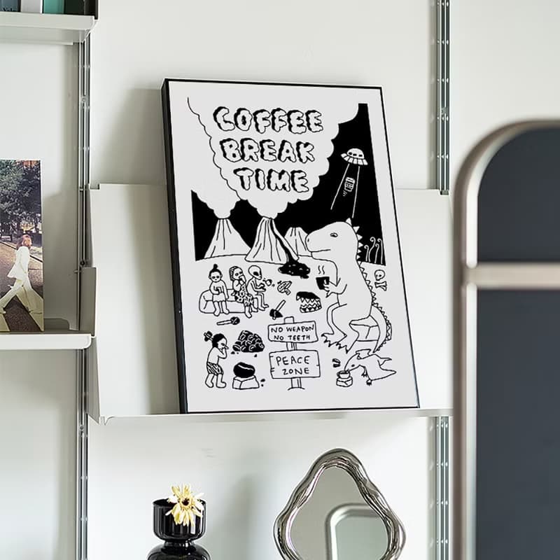 COFFEE&BOOKS_掛畫_藝術系列_台灣製造 兩個工作天快速出貨