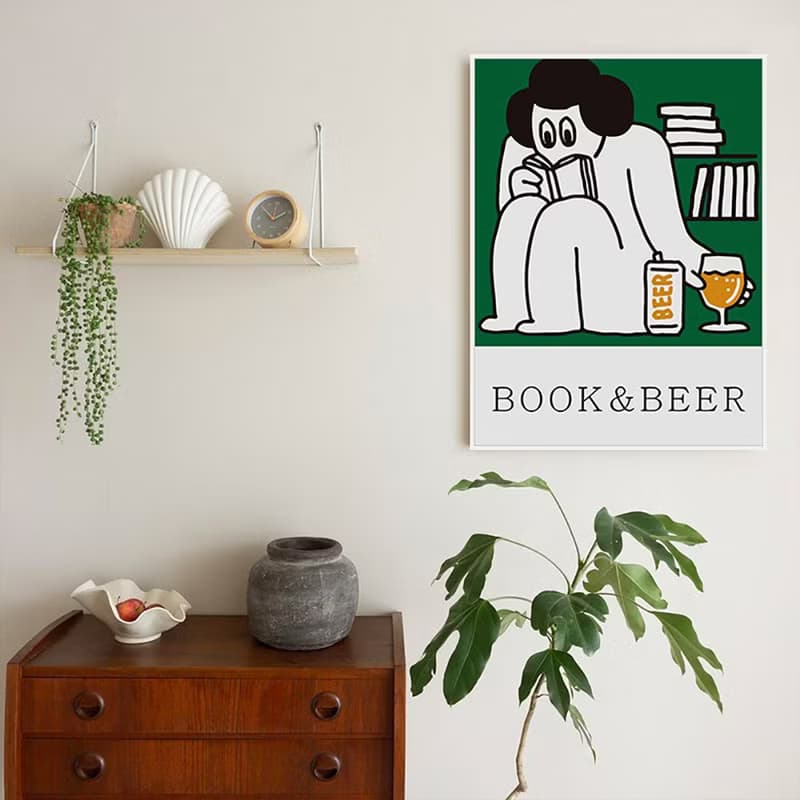 COFFEE&BOOKS_掛畫_藝術系列_台灣製造 兩個工作天快速出貨