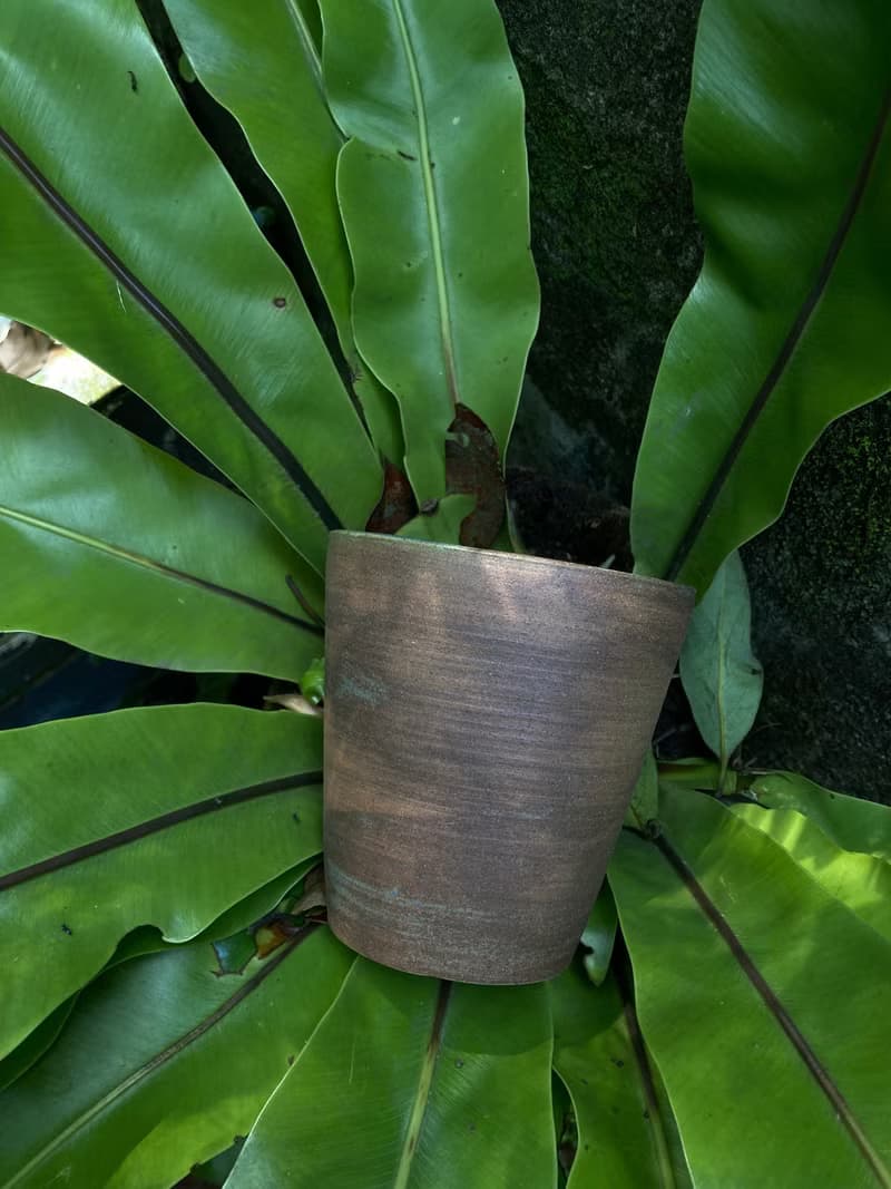 霧面結晶藍釉茶杯 II