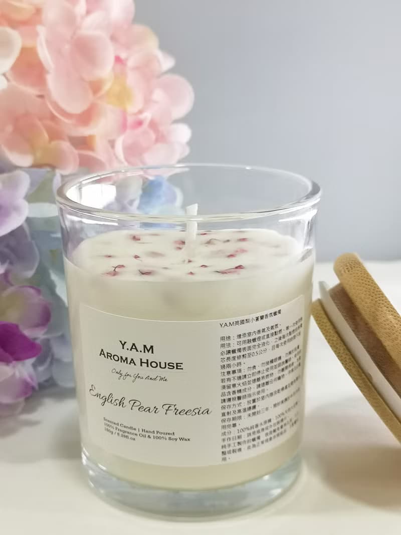 最愛小蒼蘭 | 花香調 | 手工大豆蠟燭 (150g)無外盒包裝 裸賣優惠