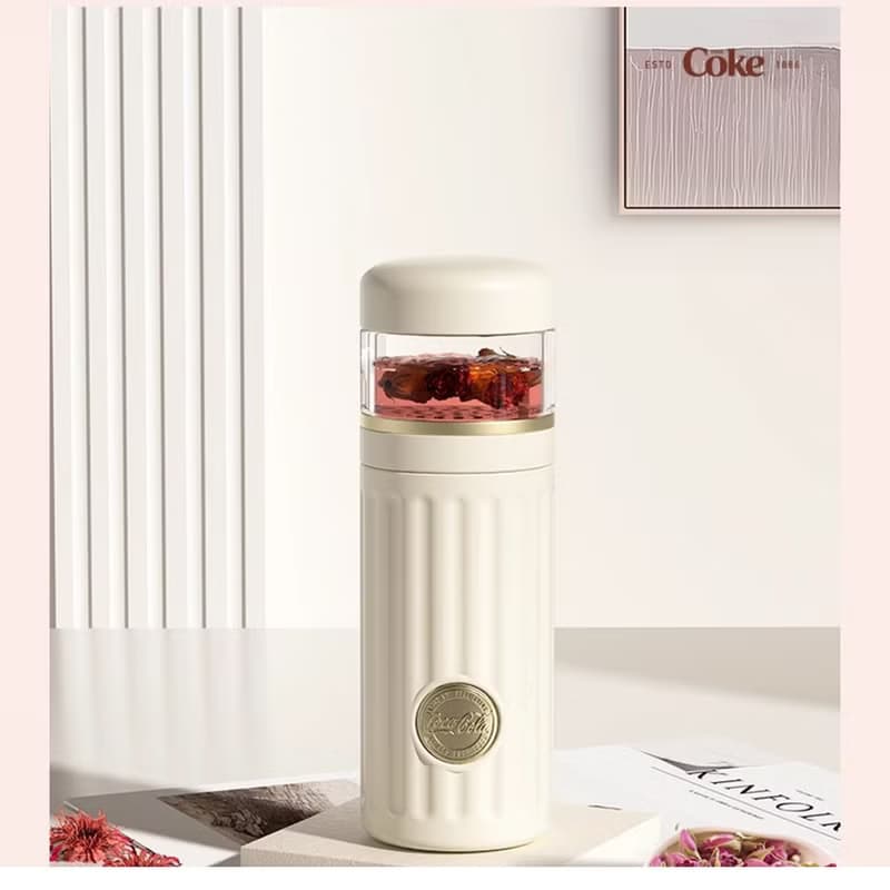 GERM可口可樂保溫杯茶水分離泡茶杯女生316不鏽鋼