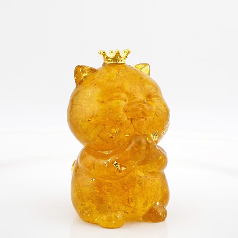 【Hourrae荷萊】獨家訂製 祈福招財貓 水晶擺件