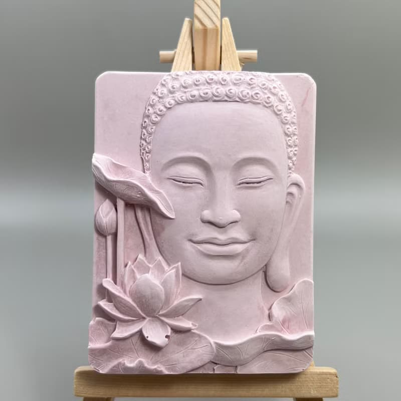 佛藝開運石 泥作 清水模軟裝設計 佛像擺飾(二) 香氛擺件 附木架