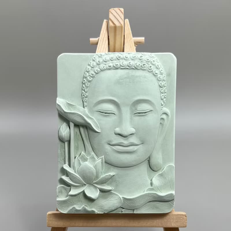 佛藝開運石 泥作 清水模軟裝設計 佛像擺飾(二) 香氛擺件 附木架