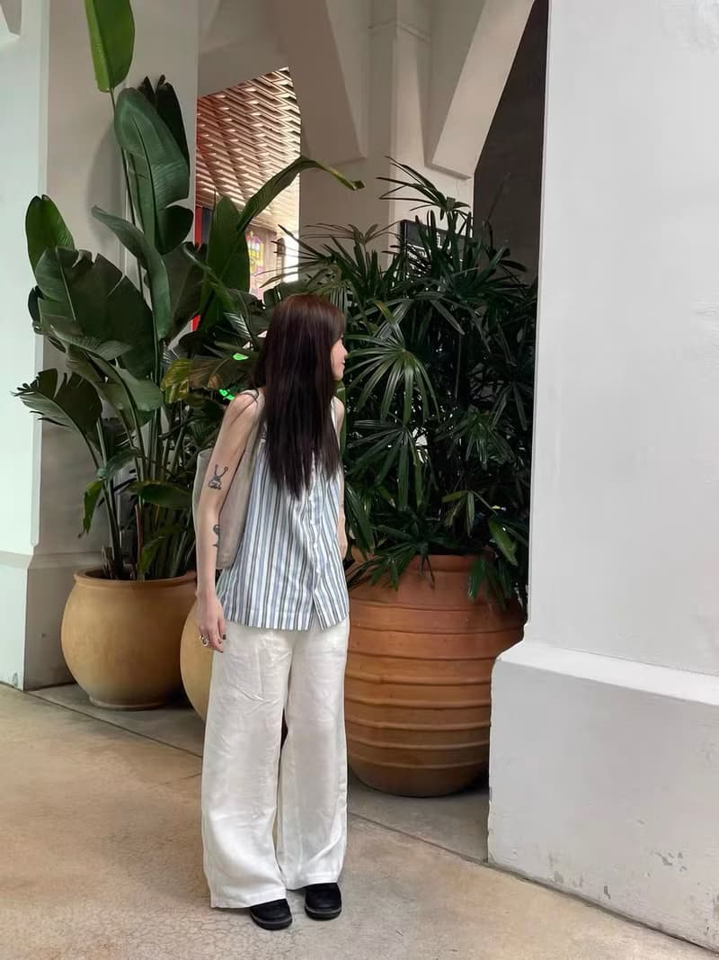 3rd 三天堂抓住夏日小尾巴超美麗條紋小背心
