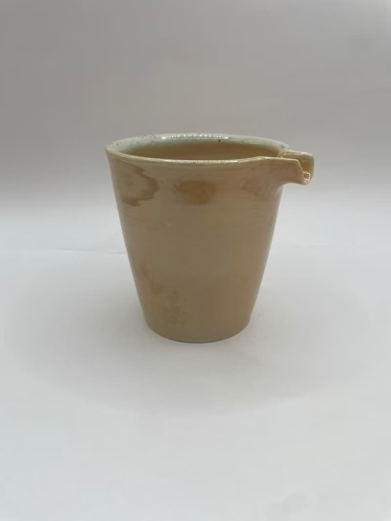 瓷土柴燒金彩茶海