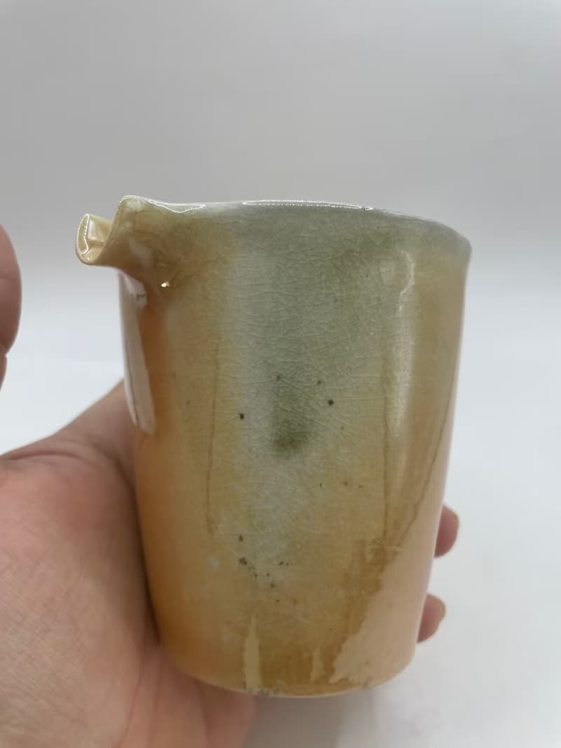 瓷土柴燒金彩茶海