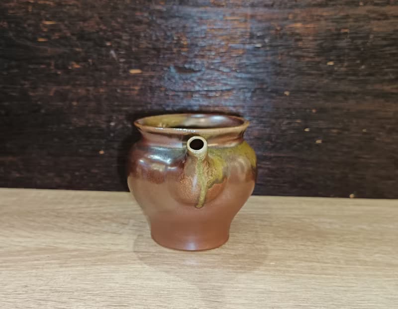 柴燒無釉公道杯-茶海-鶯歌李玟叡