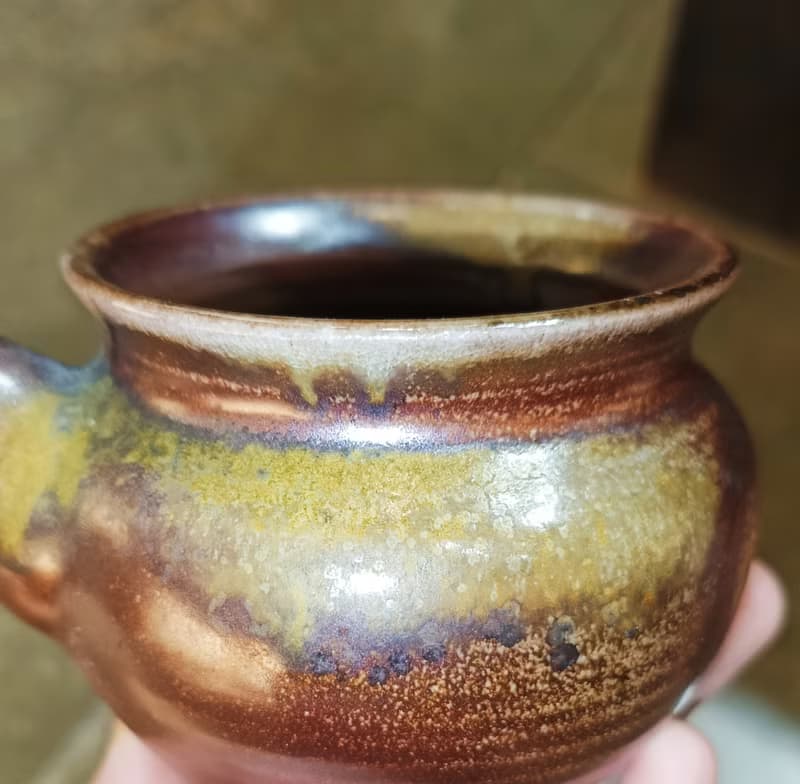 柴燒無釉公道杯-茶海-鶯歌李玟叡