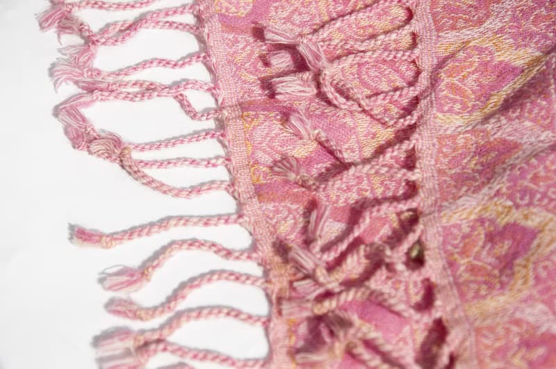 喀什米爾Cashmere/水煮羊毛披肩/針織圍巾/刺繡圍巾/羊絨披巾-花
