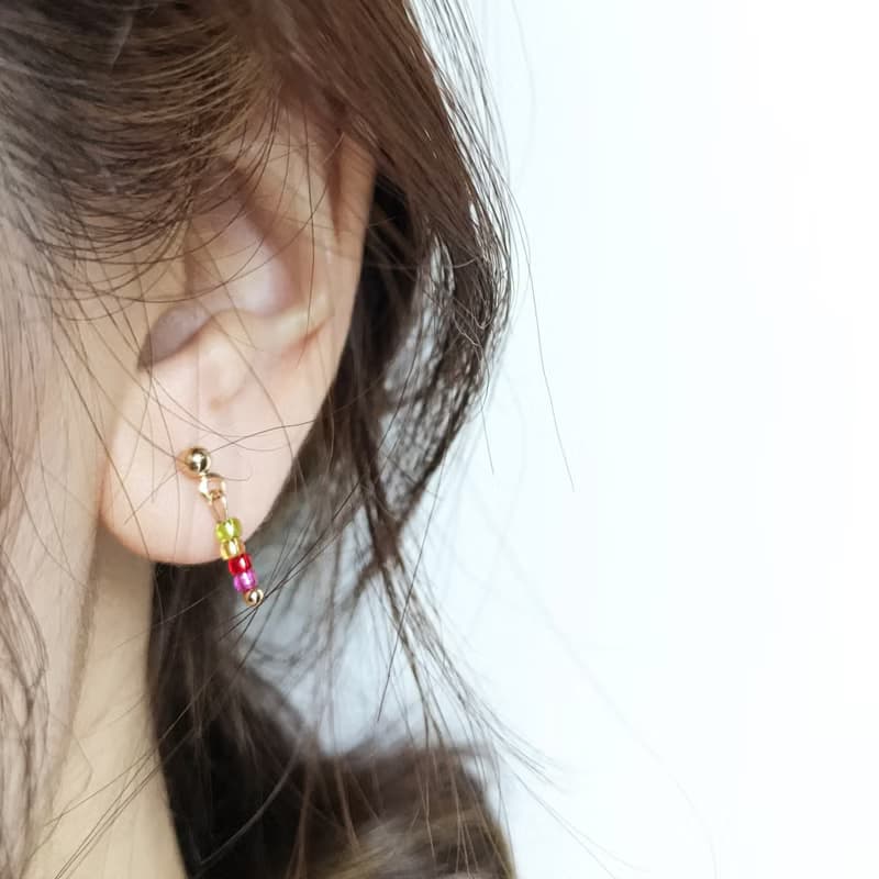 Set 3 magical pairs of earrings - 珍珠耳環
