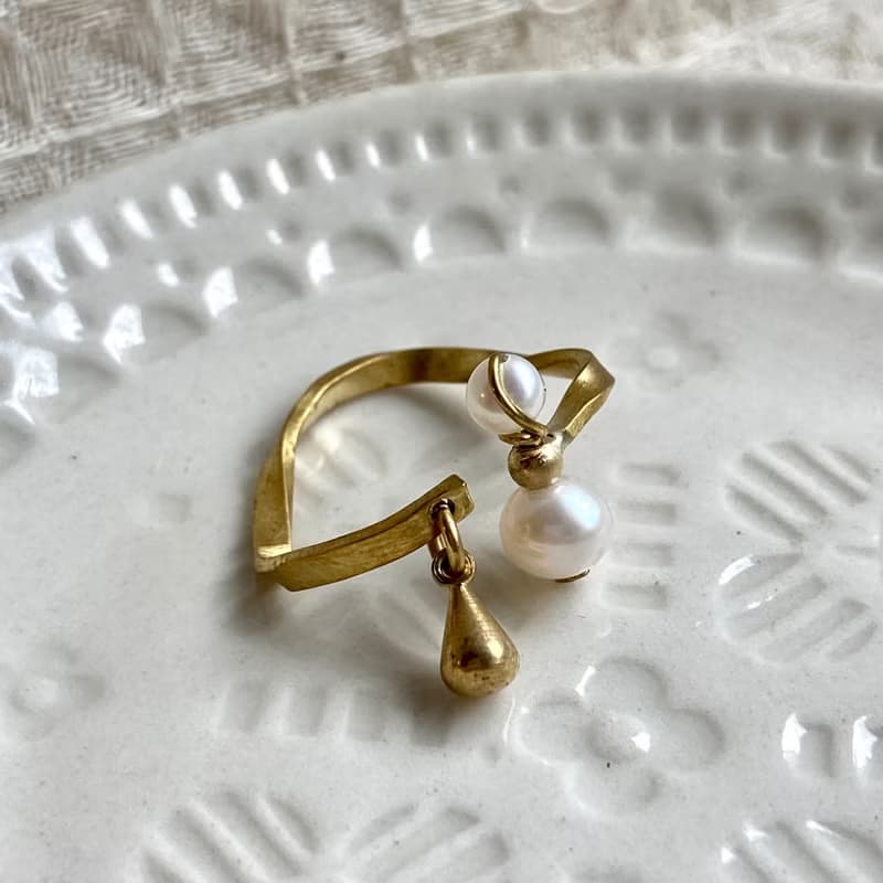 老林雜貨 | 大珠小珠設計戒指