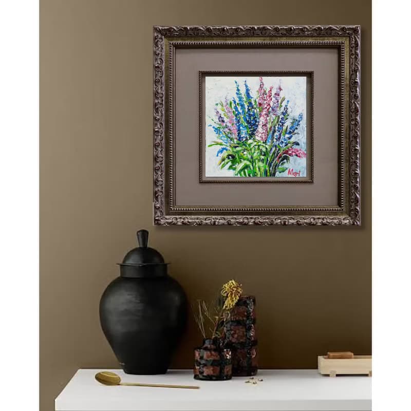 California Poppy Painting Wildflowers Original Art Meadow Wall Art Flowers Art