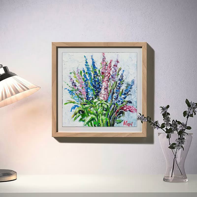 California Poppy Painting Wildflowers Original Art Meadow Wall Art Flowers Art