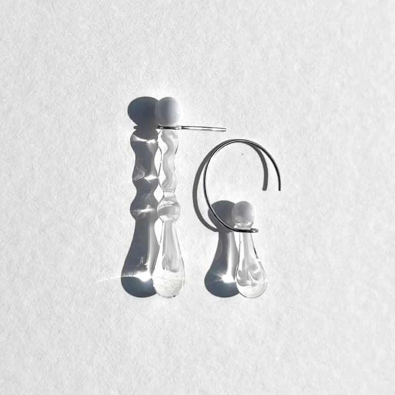 00 snow  / exotic collection /  Earring craft jewelry