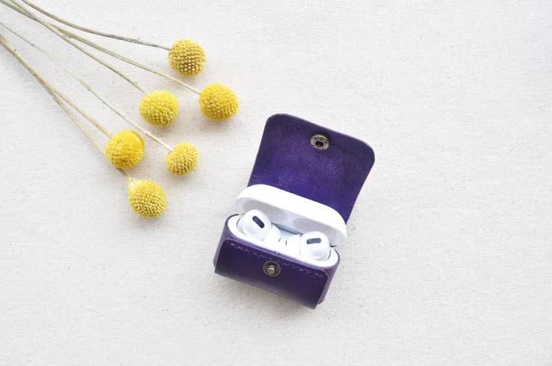 AirPods Pro皮革保護套-原色