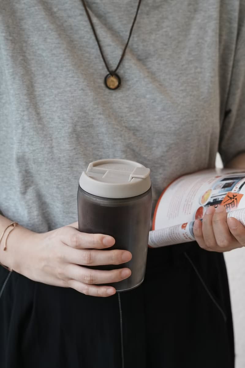 聖誕禮物 Coffee Jazz 350ml 雙層咖啡隨行杯 吸管杯環保杯保溫