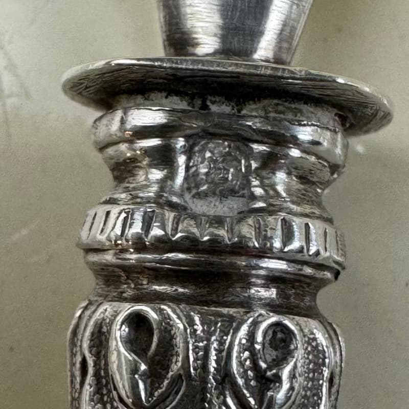 50564-絕美法國古董950純銀叉