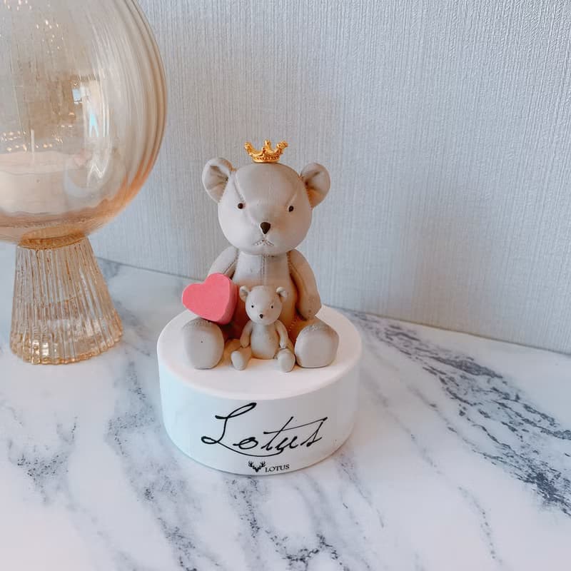 LOTUS babybear親子布偶熊擴香石
