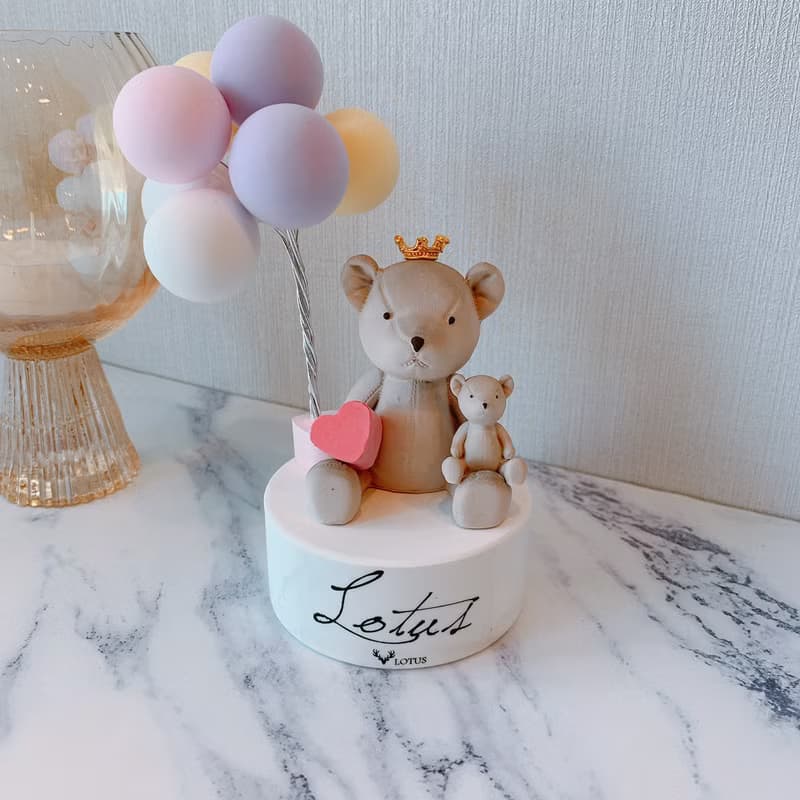 LOTUS babybear親子布偶熊擴香石