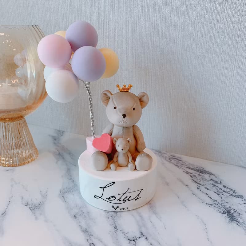 LOTUS babybear親子布偶熊擴香石