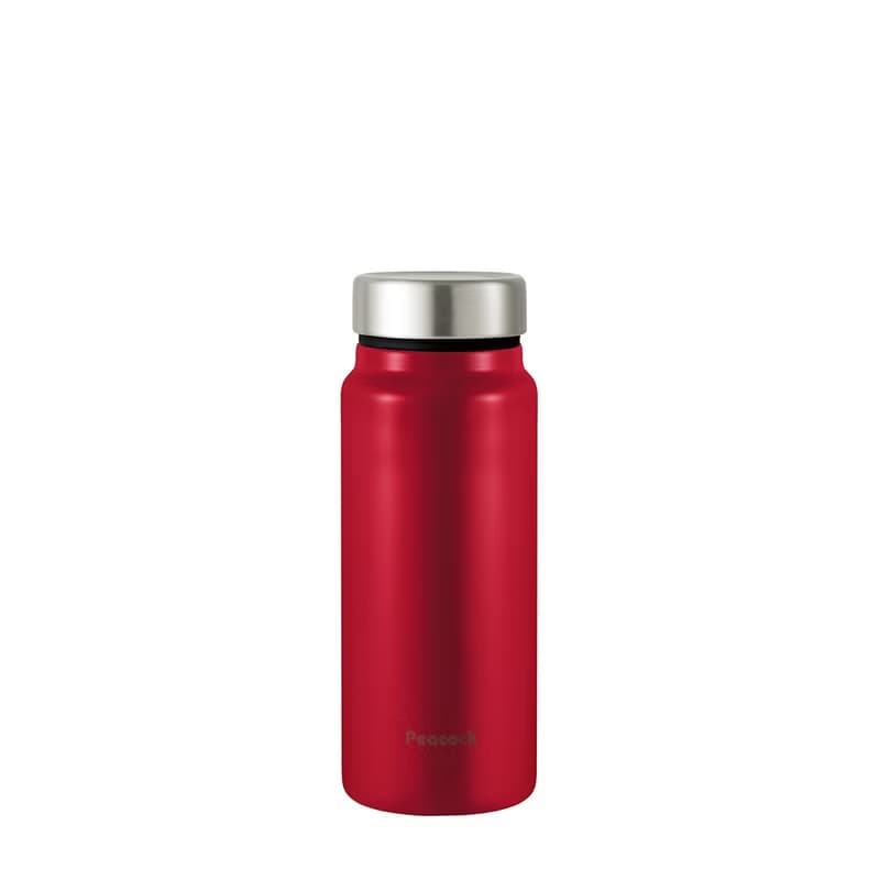 【孔雀Peacock】400ML 不鏽鋼保溫杯 輕量化設計-紅