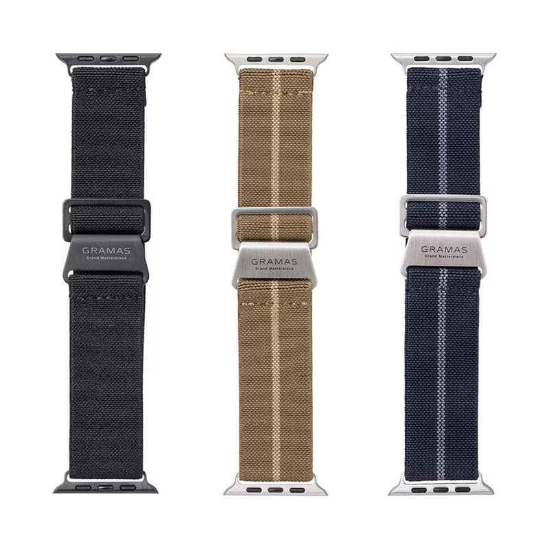 Apple Watch 44/45/46/49mm 法國海軍大帆布錶帶 ( 錶帶寬24mm )