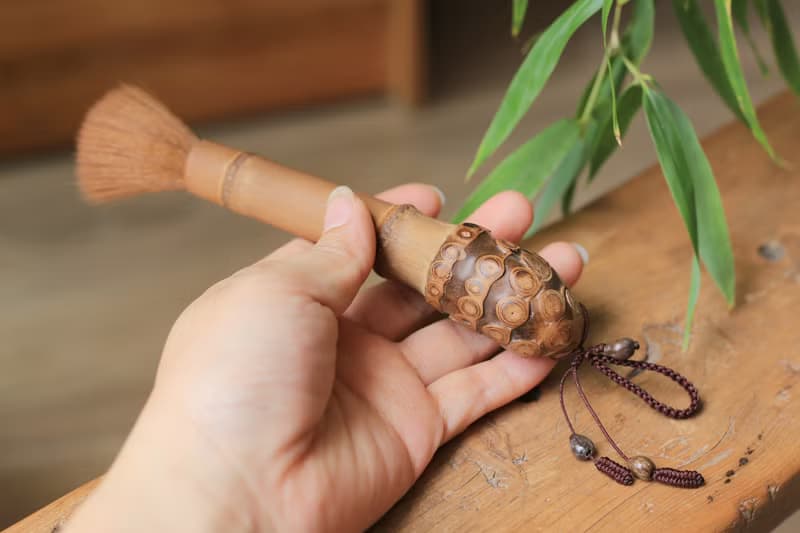 手工打磨竹製品&茶具系列 | 竹根 | 養壺筆 茶寵刷 茶席清理刷
