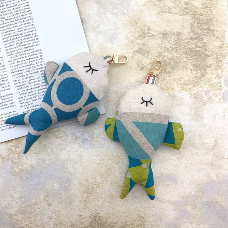 鯛魚燒魚魚吊飾/鑰匙圈/書包識別/行李箱識別