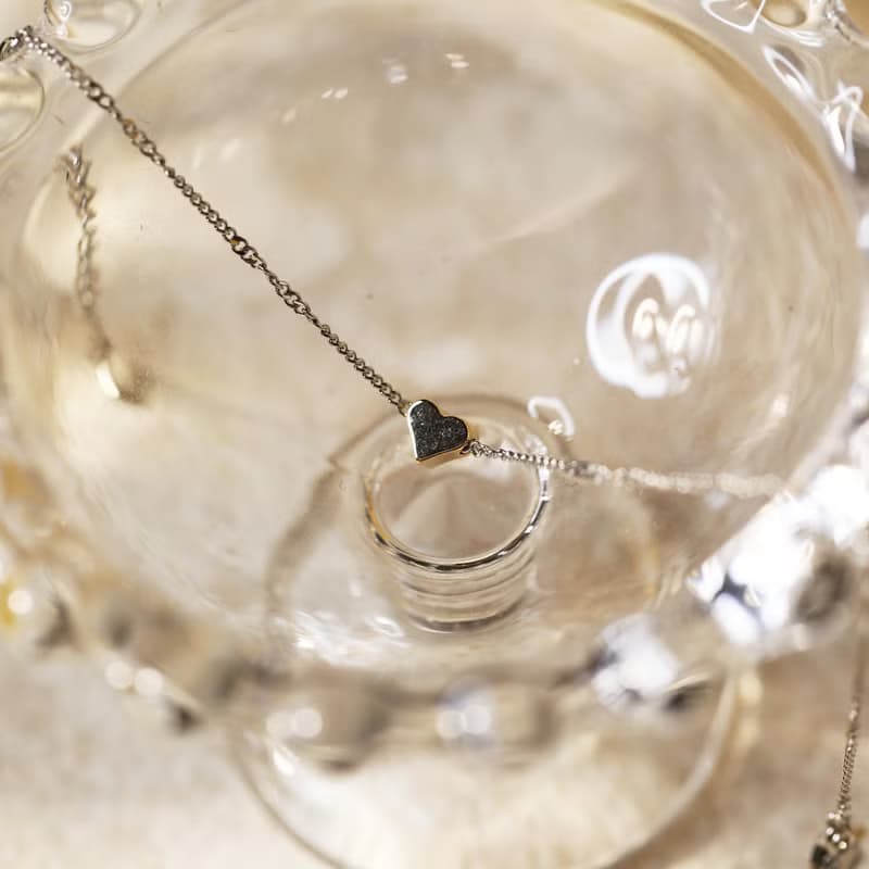 鋼-質感小金心手鍊 聖誕節禮物 禮物 愛心手鍊