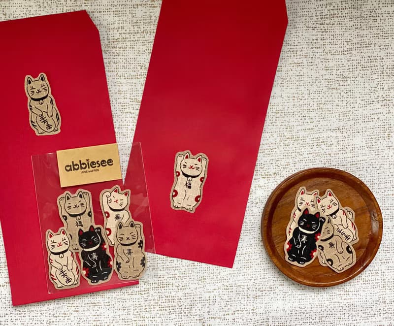 招財貓///歡喜自由貼 紅包袋