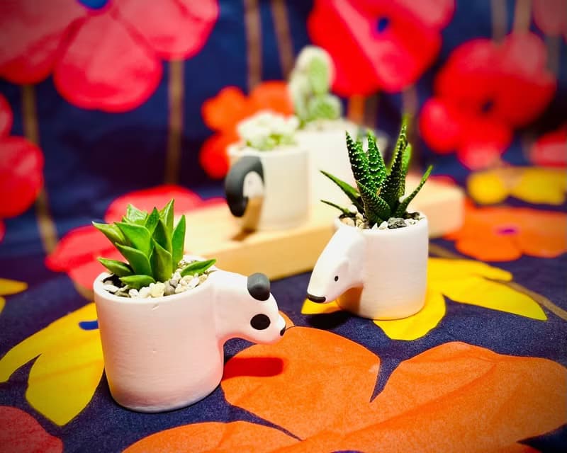 動物園系列_日本設計師合作_多肉植栽擴香花器