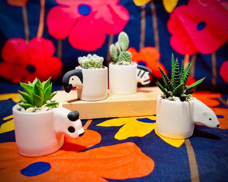 動物園系列_日本設計師合作_多肉植栽擴香花器