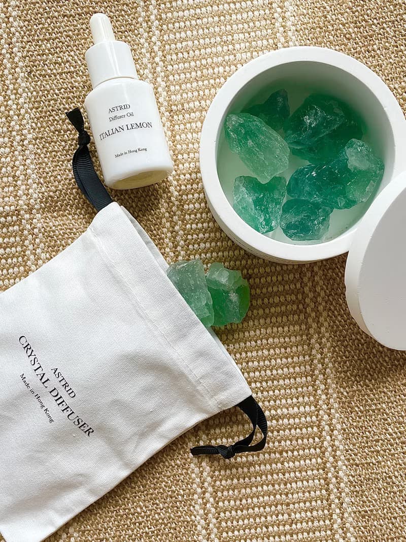 綠螢石水晶擴香套裝- 禮物首選